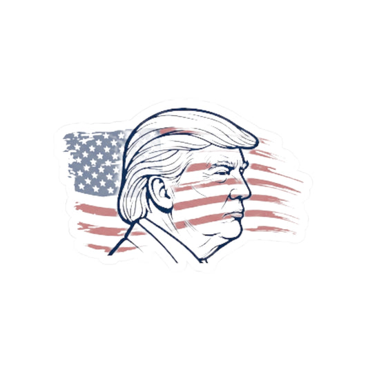Make Flags Great Again | Kiss-Cut Sticker — AttitudeShirts