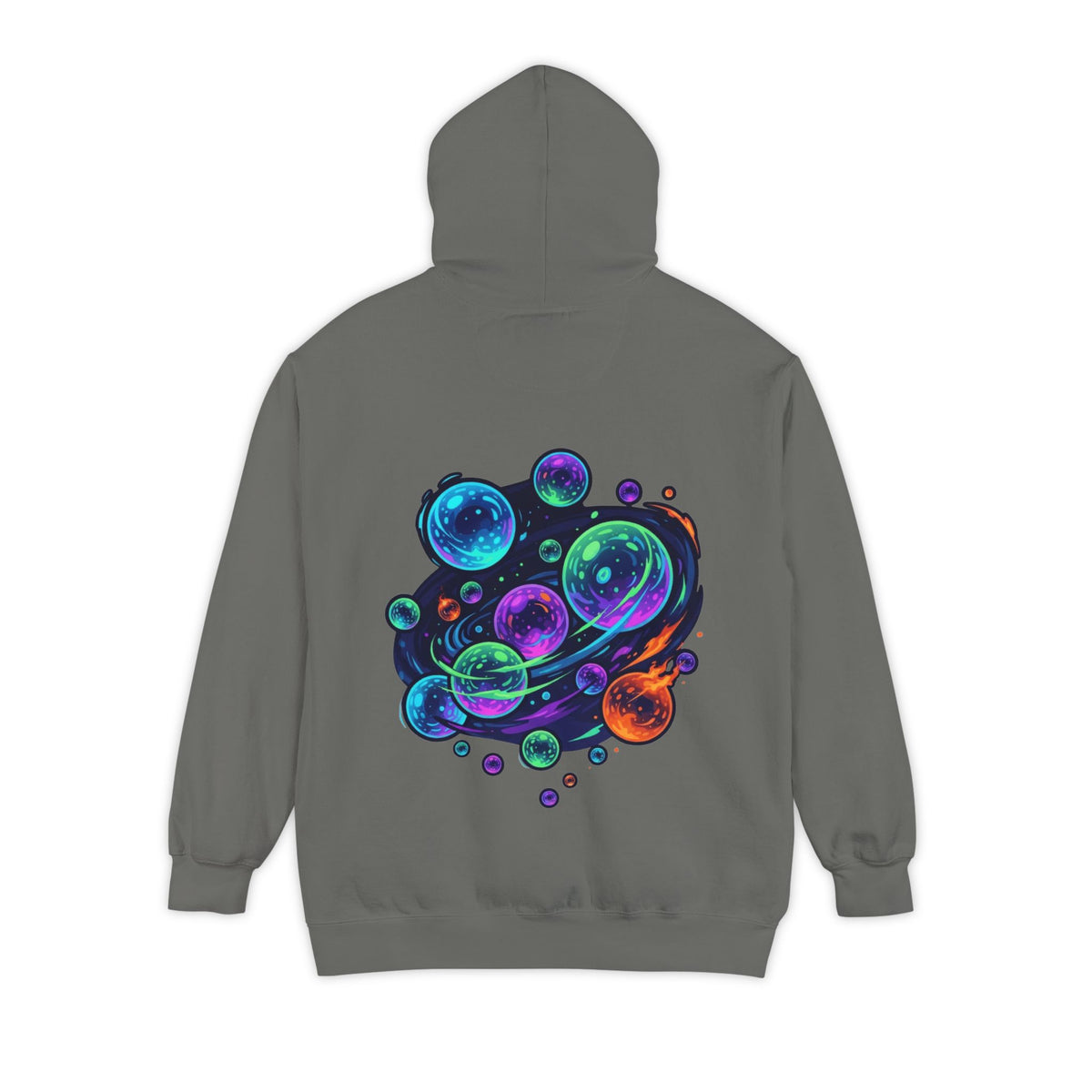Color: Grey | MinMin Lights (Australian Folklore) Garment-Dyed Hoodie