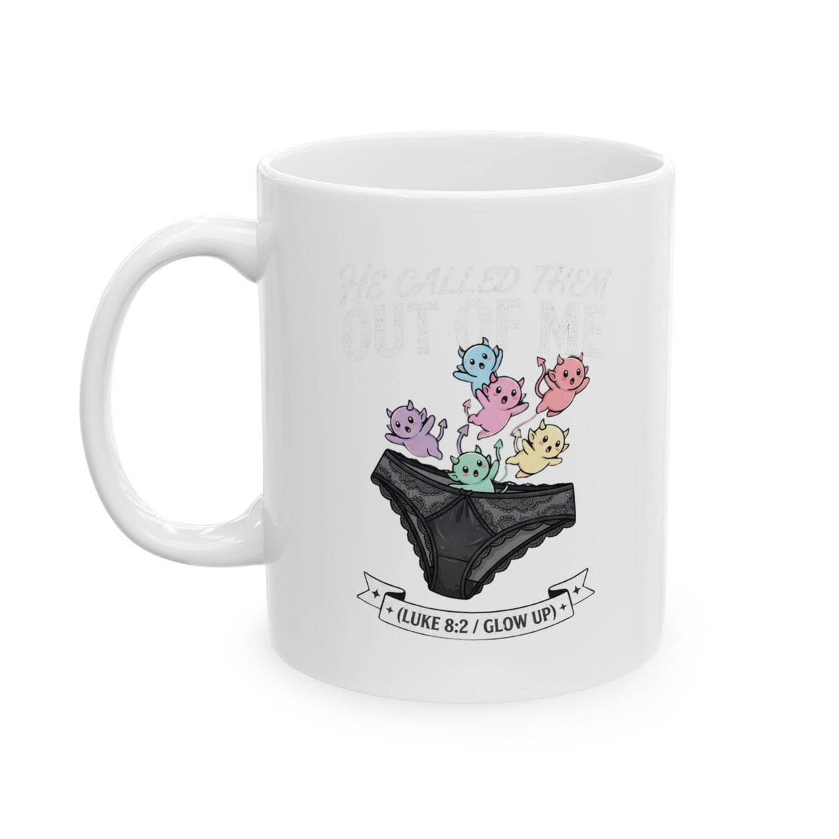 "Good Book Series He Called Them Out Of Me" White Ceramic Mug