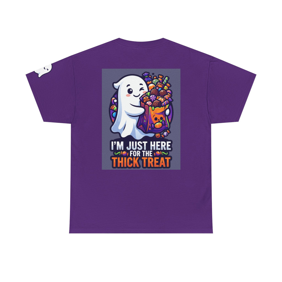 Color: Purple | I'm Just Here For The Thick Treat Premium Graphic Tee