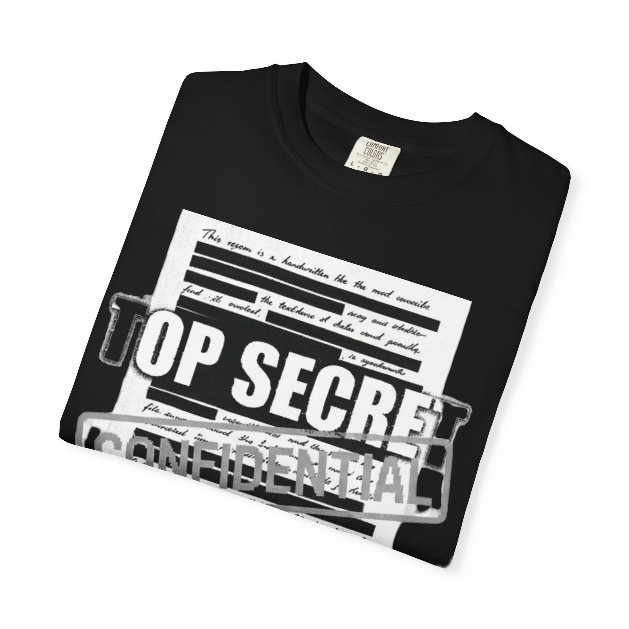 Classified Information Enthusiast | Garment-Dyed Tee — AttitudeShirts