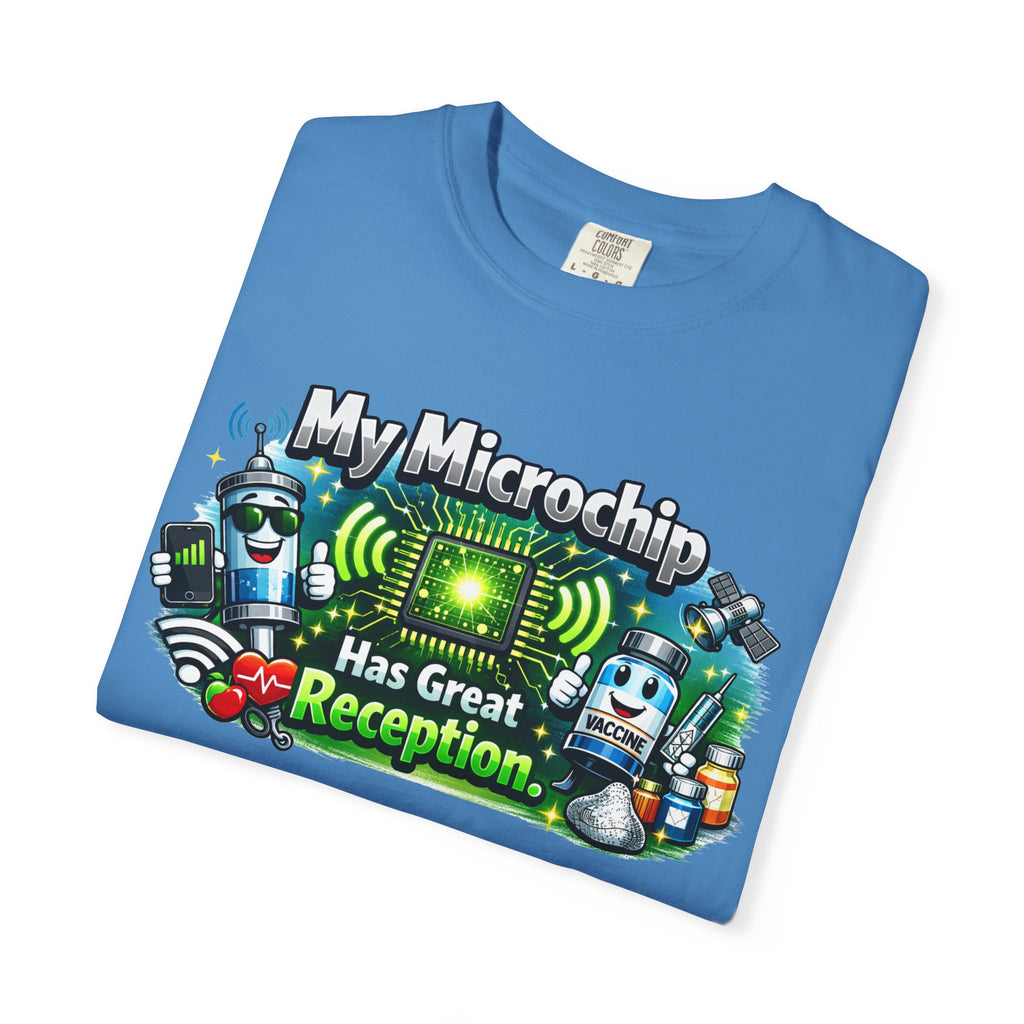 Great Reception Microchip | Garment-Dyed Tee — AttitudeShirts