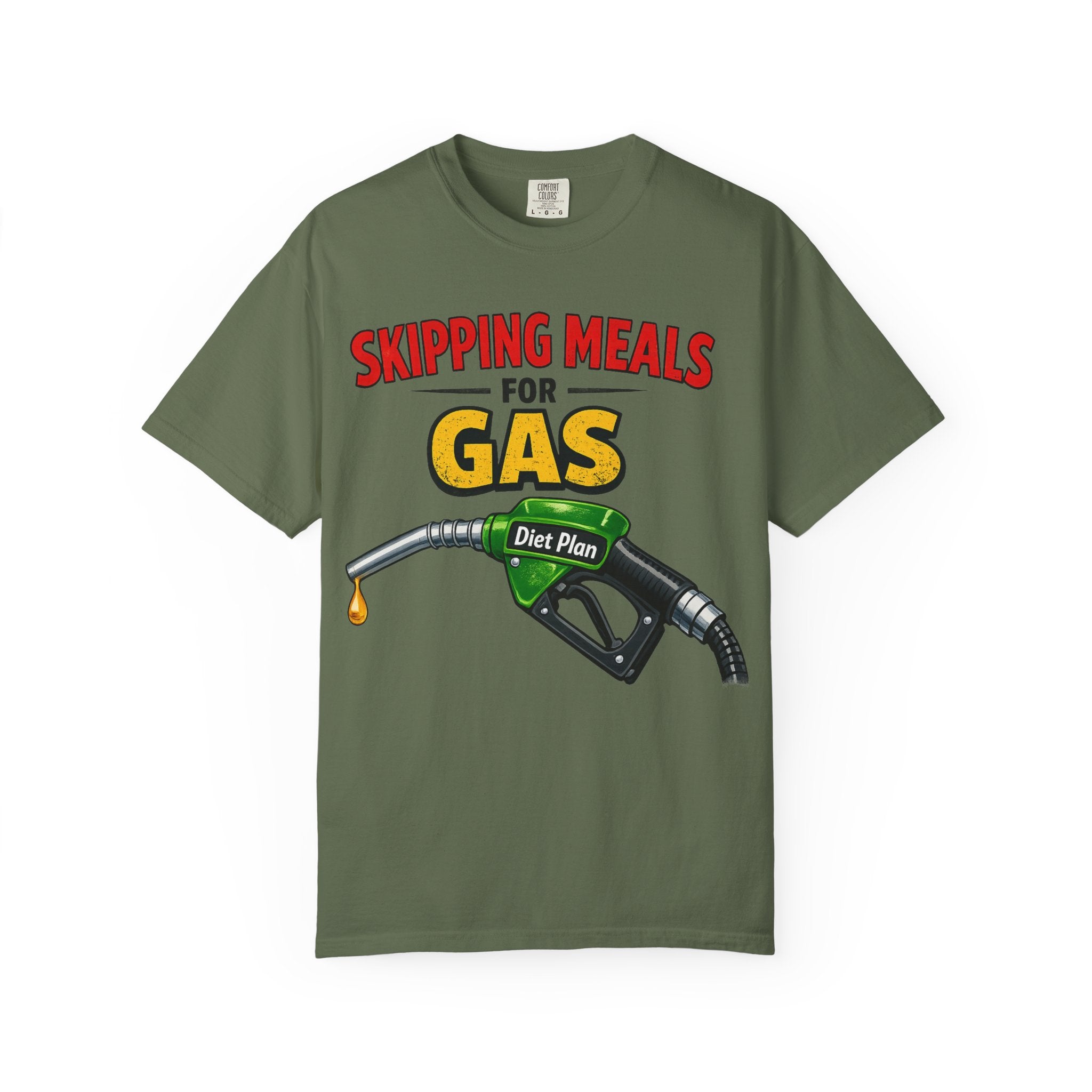 "The High-Octane Diet Plan" Unisex Garment-Dyed T-shirt