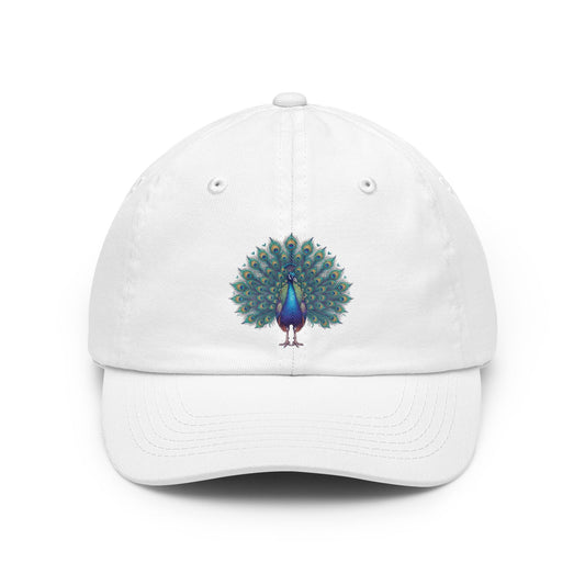 Color: White | Hippy Peacock Dad Hat