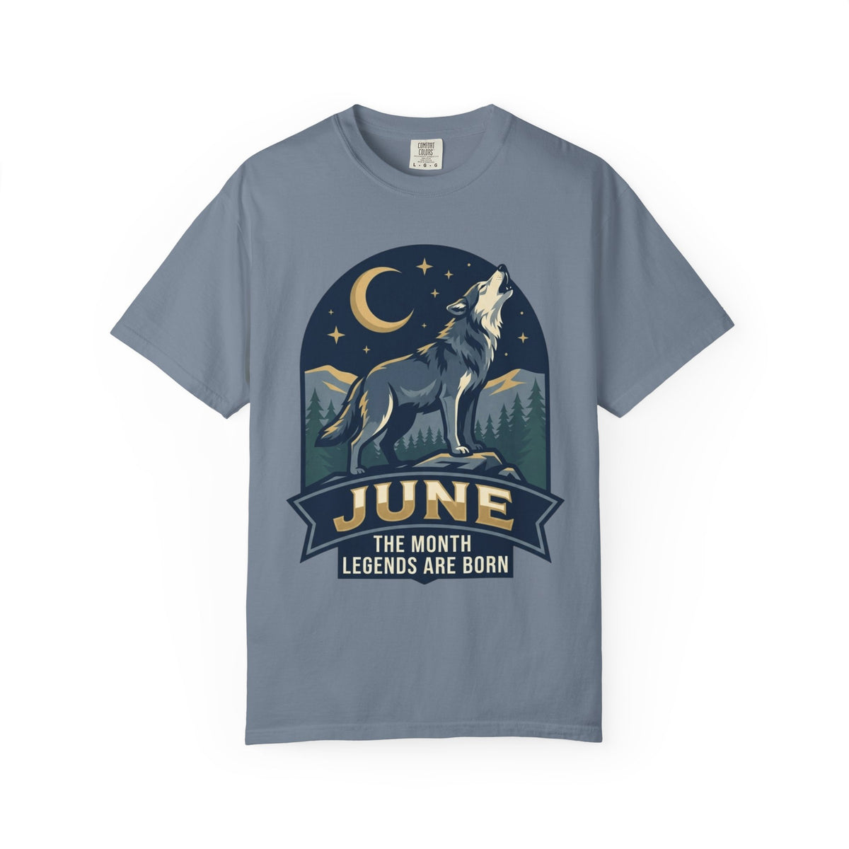 Color: Blue Jean | June Legend Unisex Garment-Dyed Tee