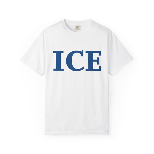 Color: White | Cold As ICE | Garment-Dyed Tee — AttitudeShirts