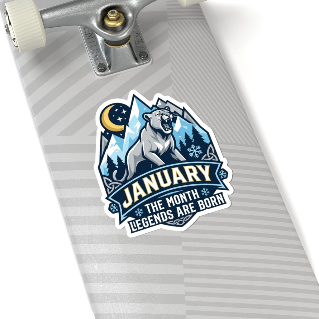 "January Legend" Sticker