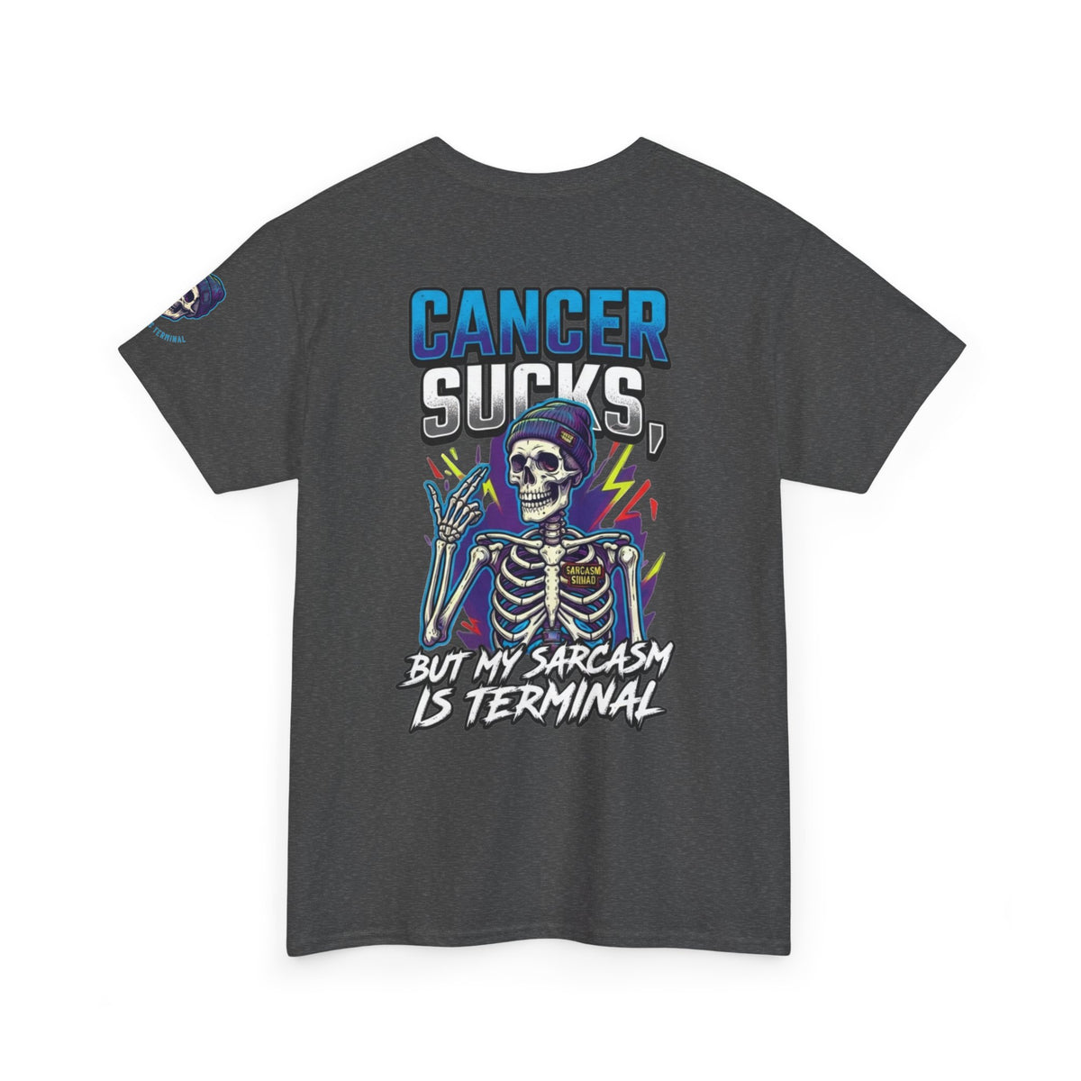 Cancer Sucks But My Sarcasm Is Terminal Premium Graphic Tee