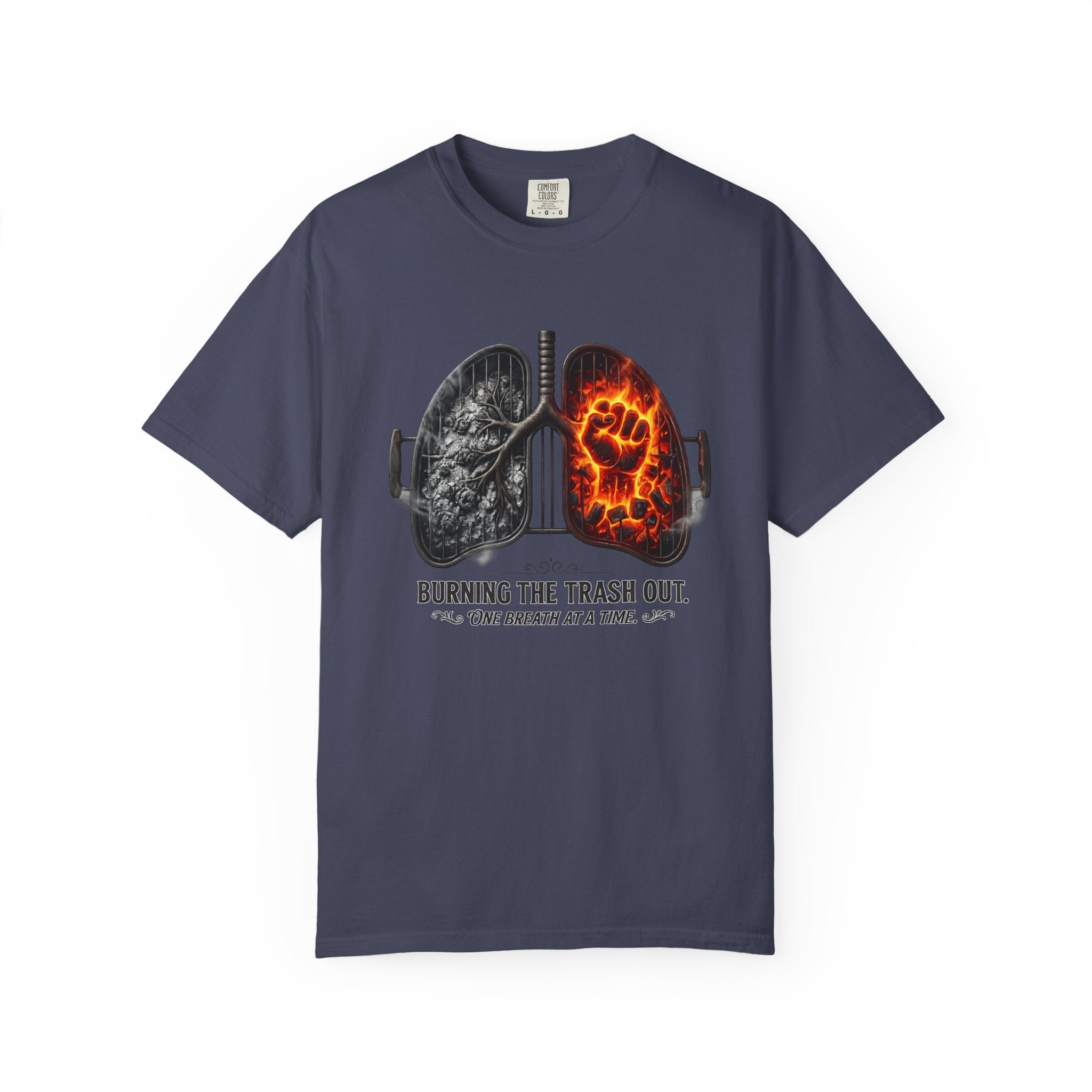 "Burning the Trash Out" Unisex Garment-Dyed T-shirt