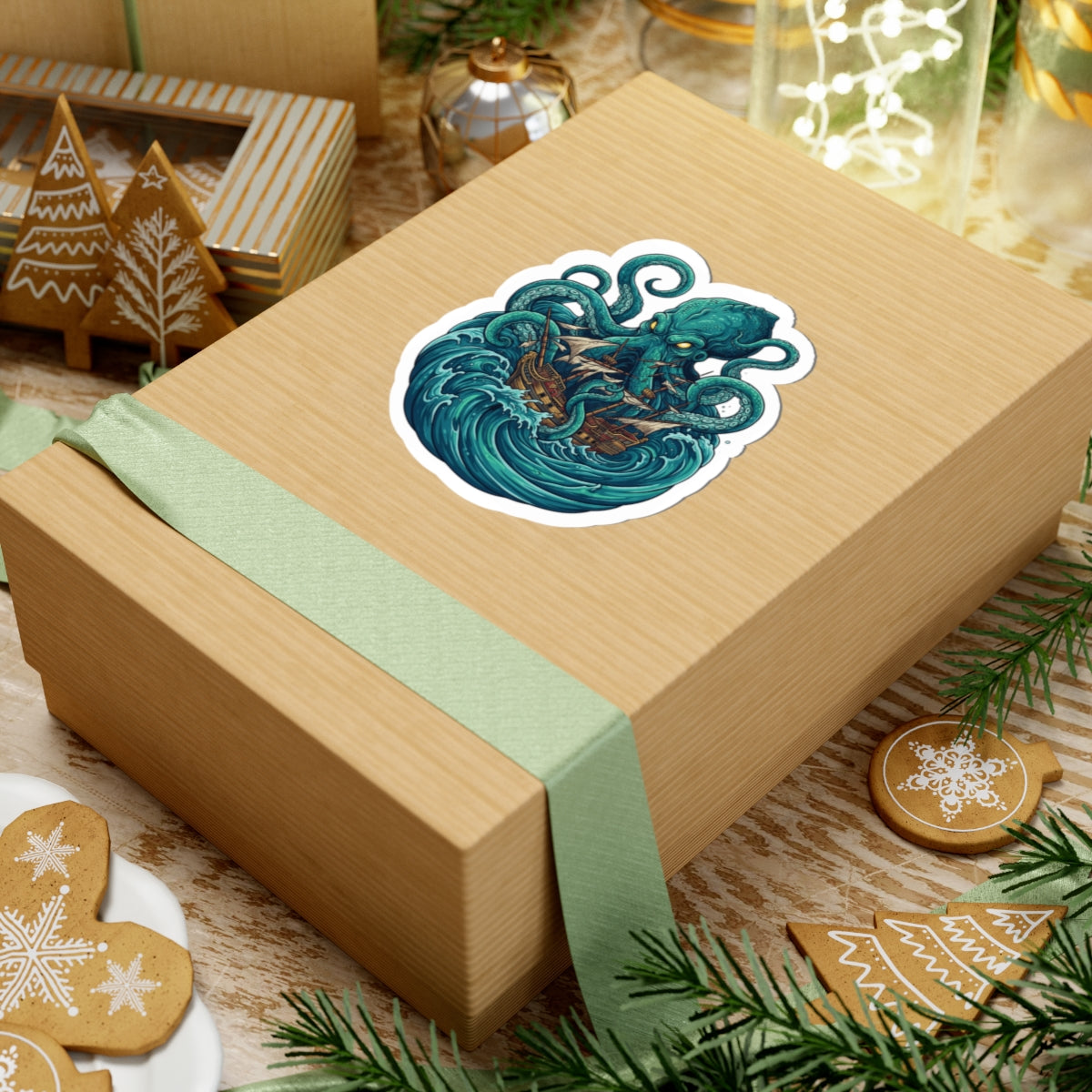 "The Kraken (Norse-Global Maritime)" Sticker — Main