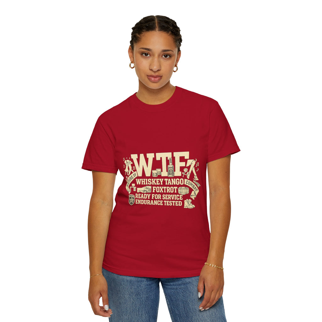 WTF Nature of Combat | Garment-Dyed Tee — AttitudeShirts