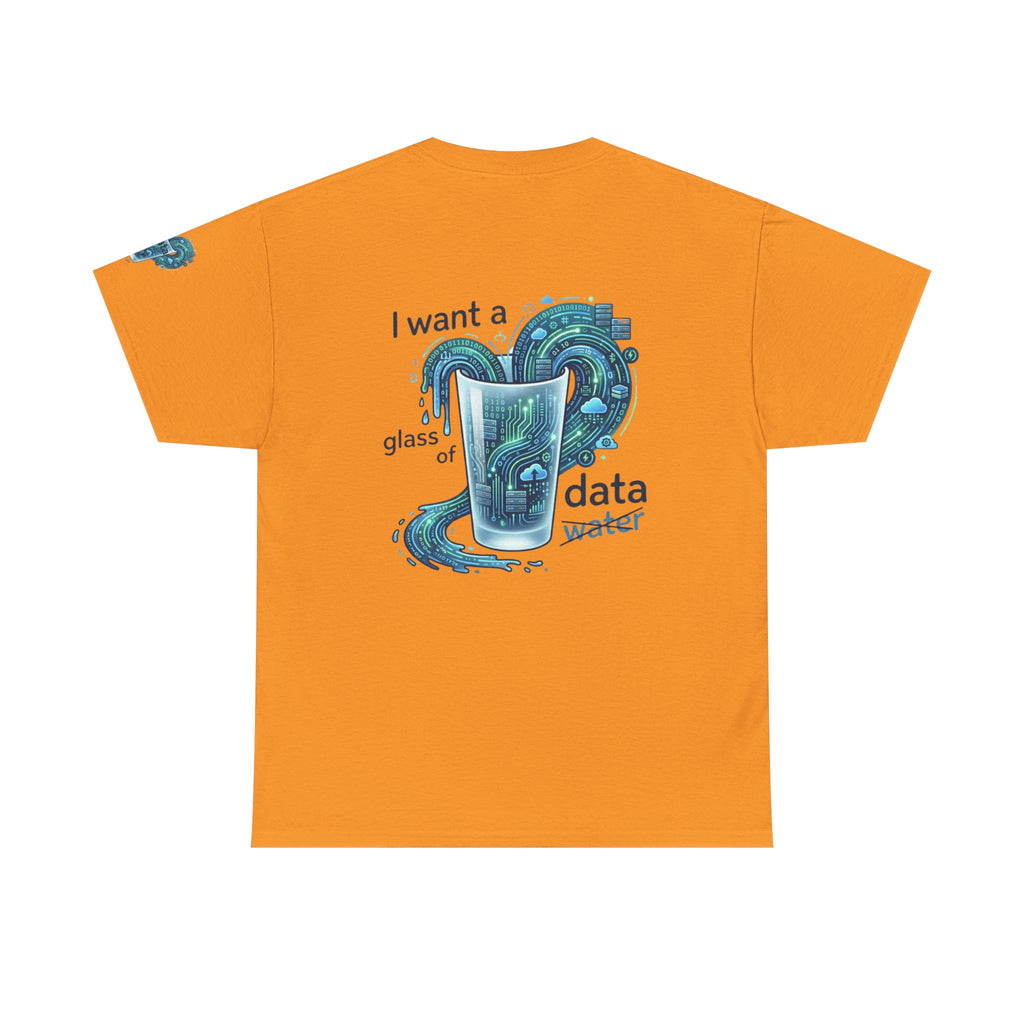 "Data Not Water" Premium Graphic Tee