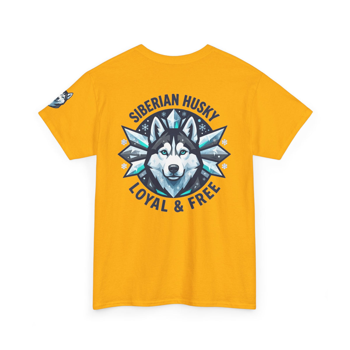 "Siberian Husky Loyal & Free" Premium Graphic Tee