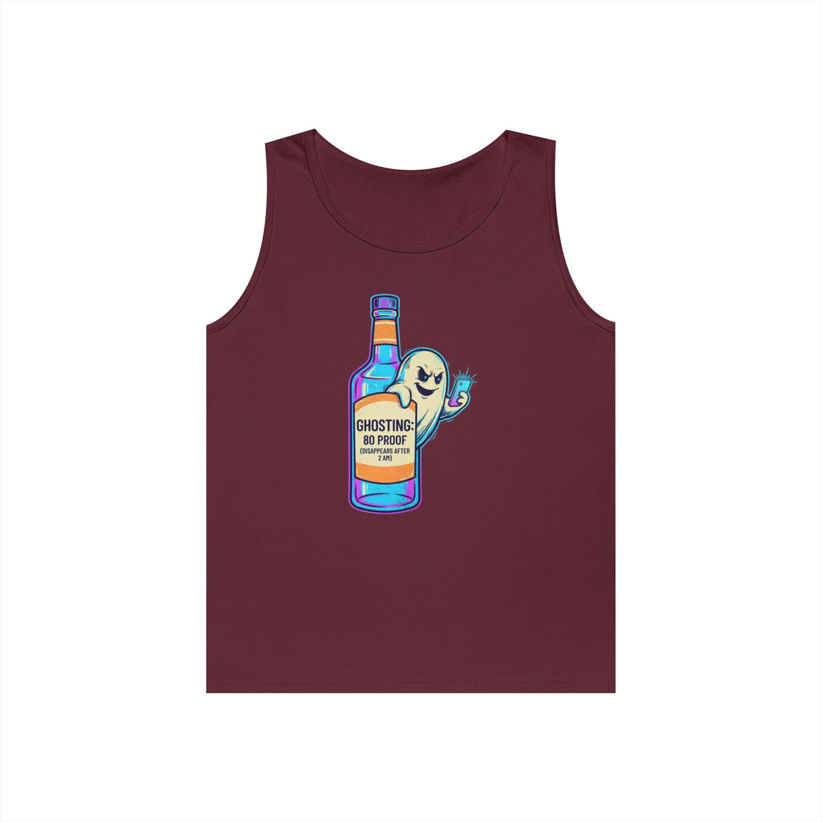 Color: Maroon | Ghosting Tank Top