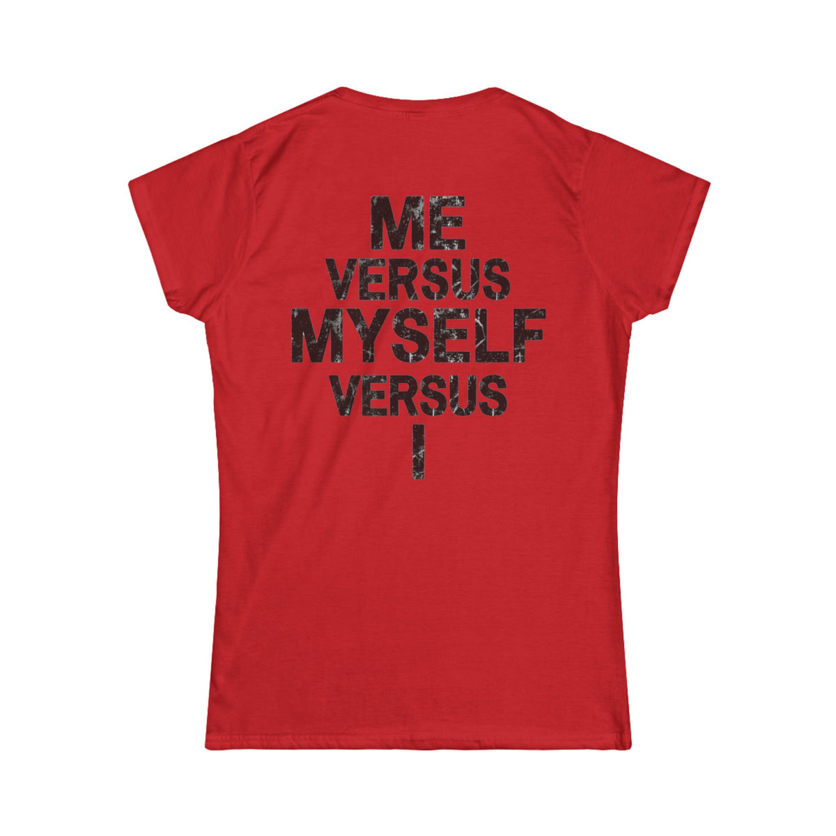 Color: Red | Me vs Myself vs I Women's Tee