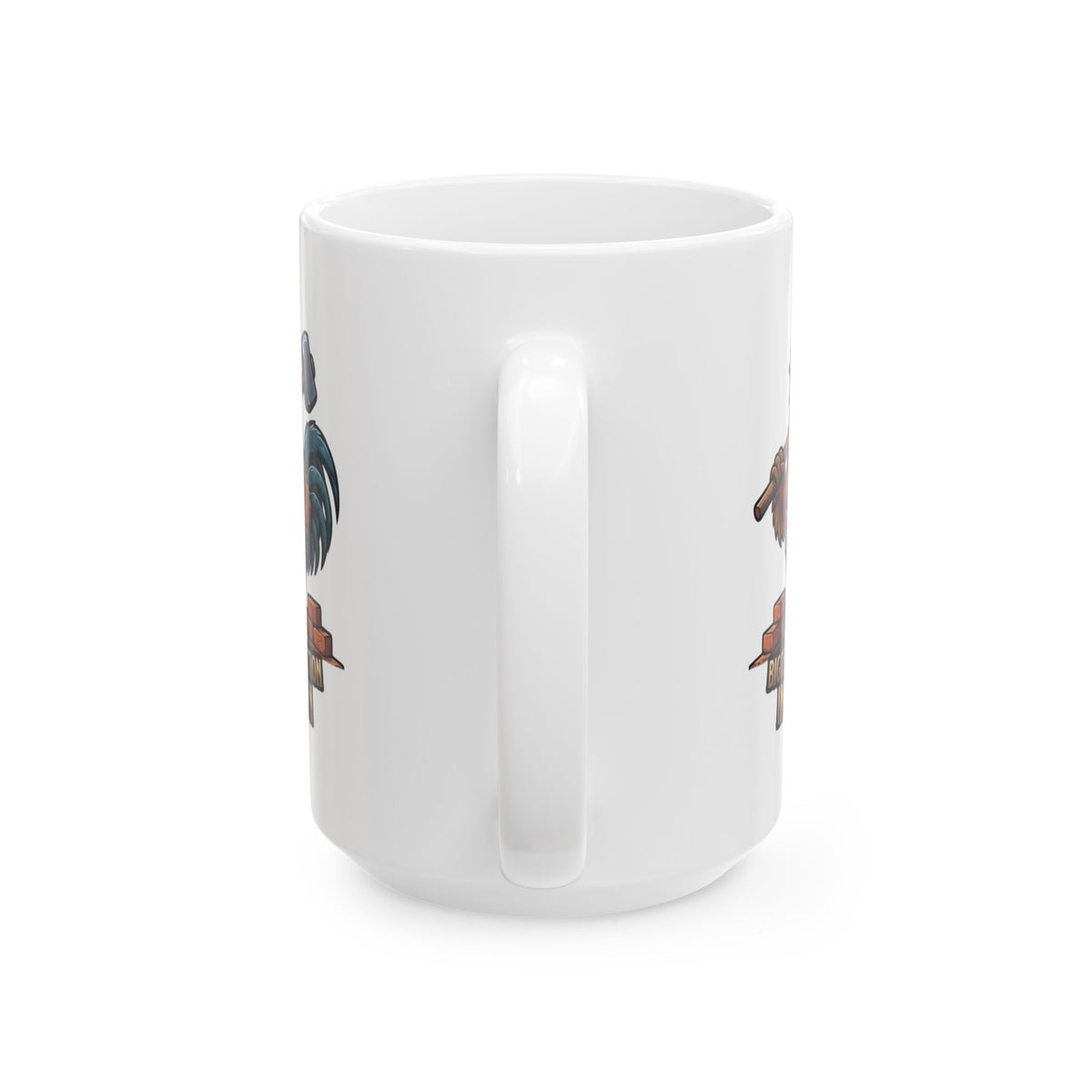 "Biggest Erection in Town" White Ceramic Mug