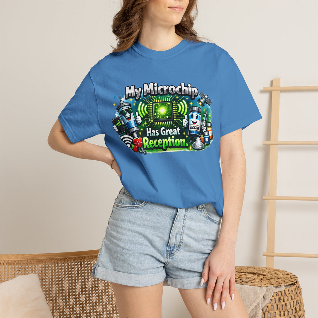 Great Reception Microchip | Garment-Dyed Tee — AttitudeShirts