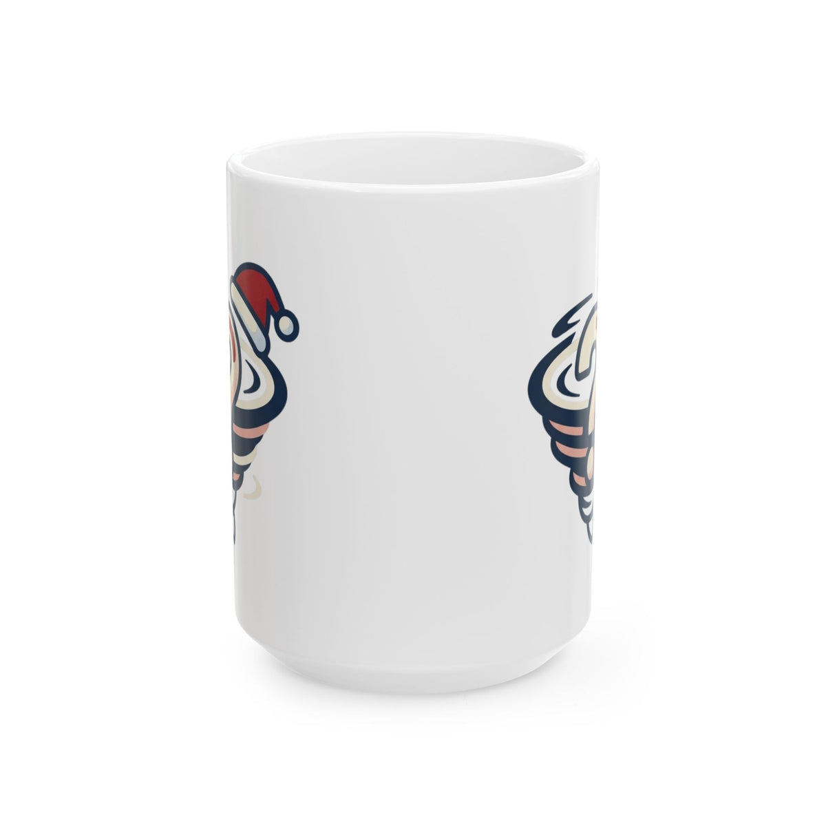 "Mystery On 34th Street" White Ceramic Mug — Graphic