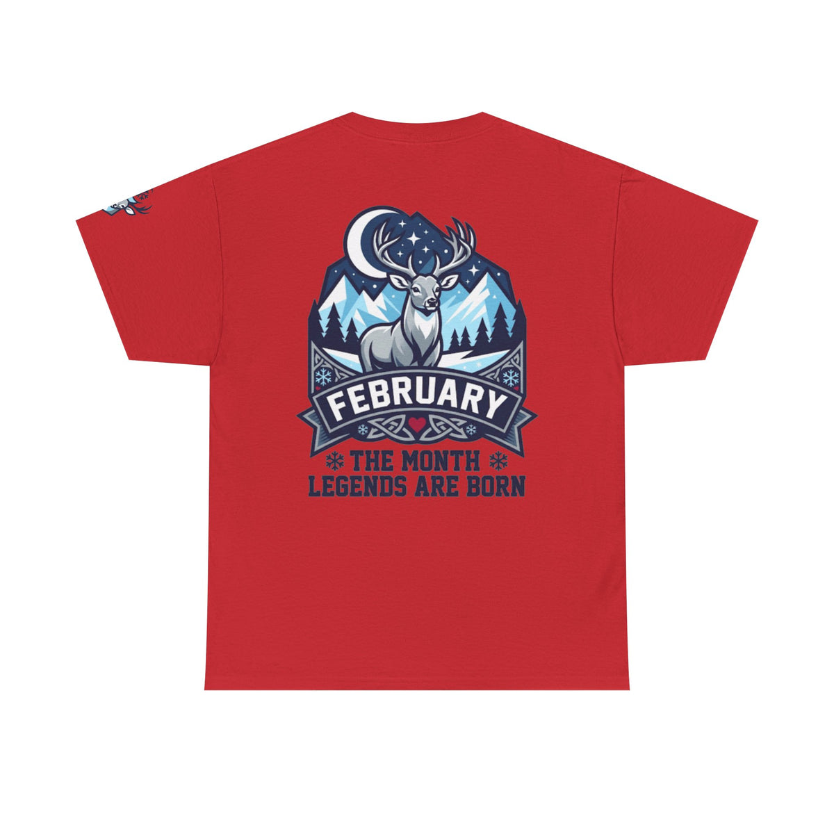 Color: Red | February Legend Premium Graphic Tee