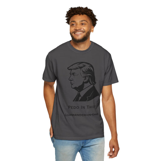 Pedo in Thief | Garment-Dyed Tee — AttitudeShirts