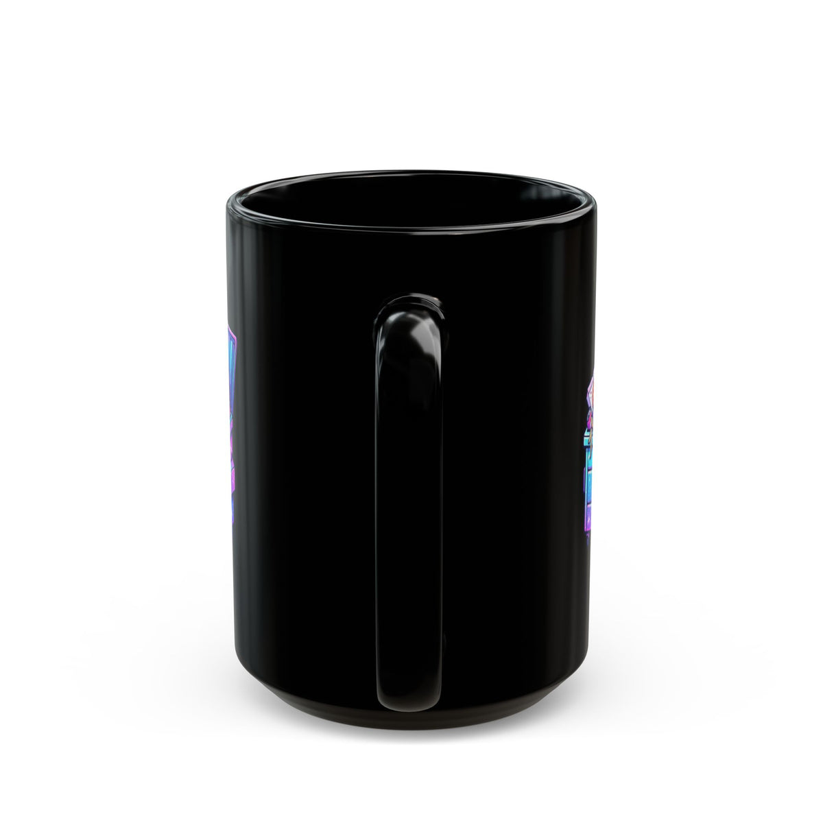 "Top Tier Trash" Black Ceramic Mug — Graphic