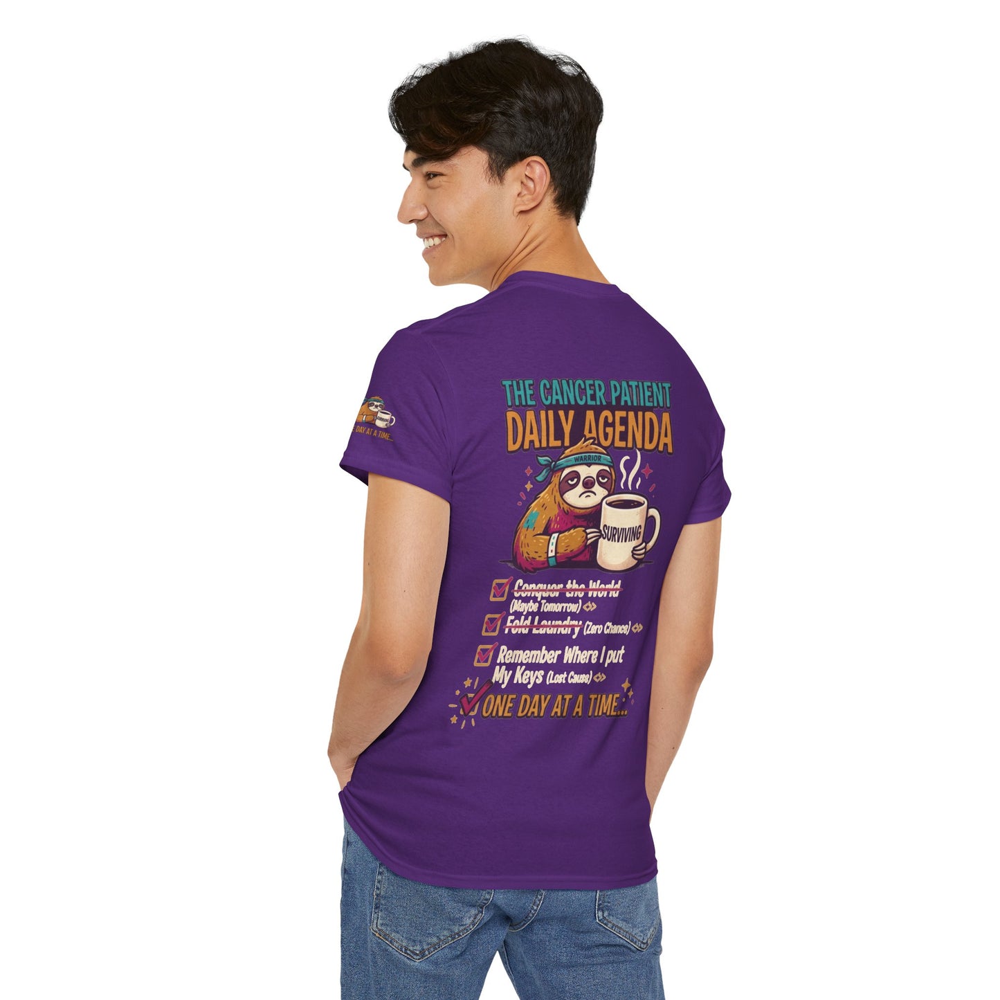 "Cancer One Day At A Time" Premium Graphic Tee