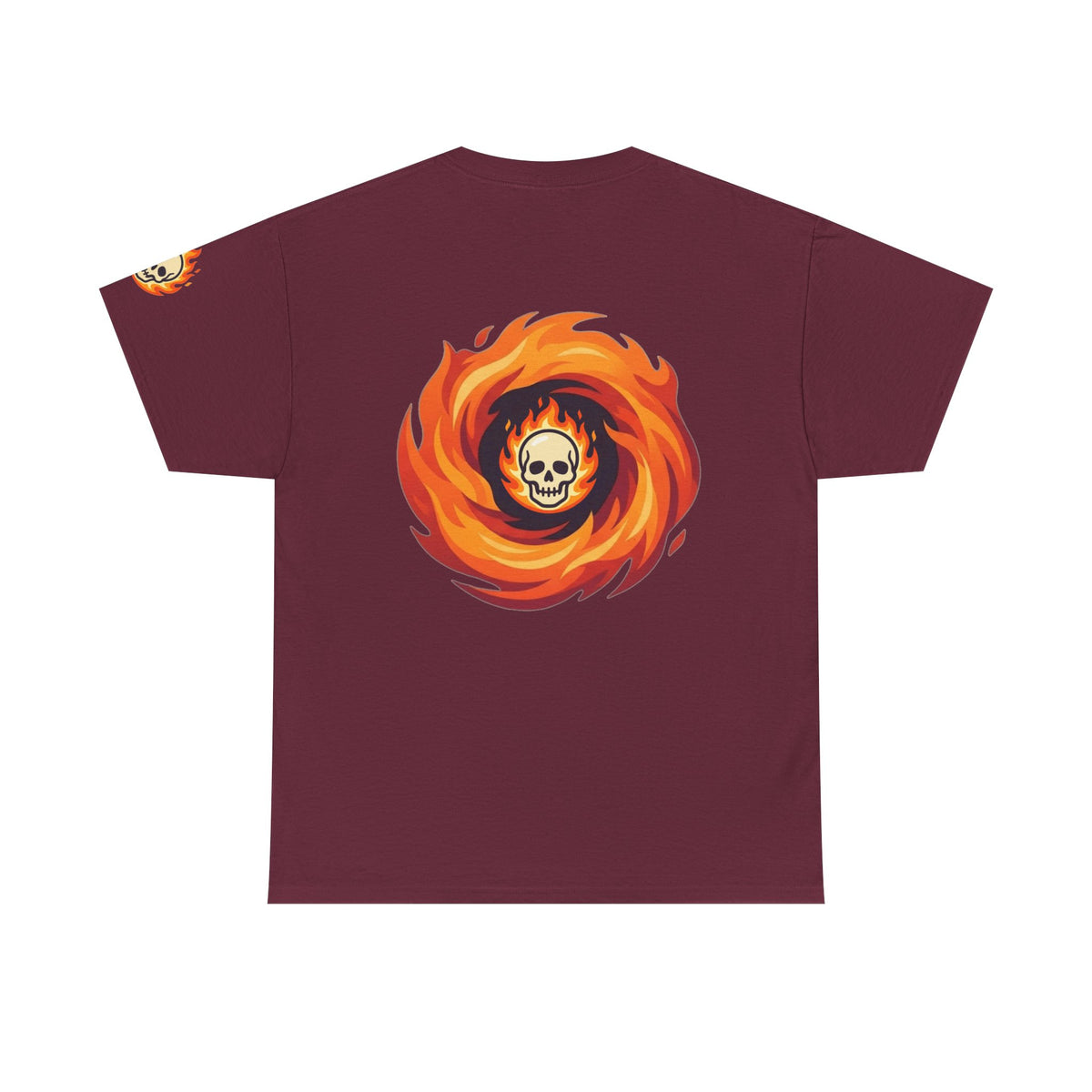 Color: Maroon | Hellfire Premium Graphic Tee