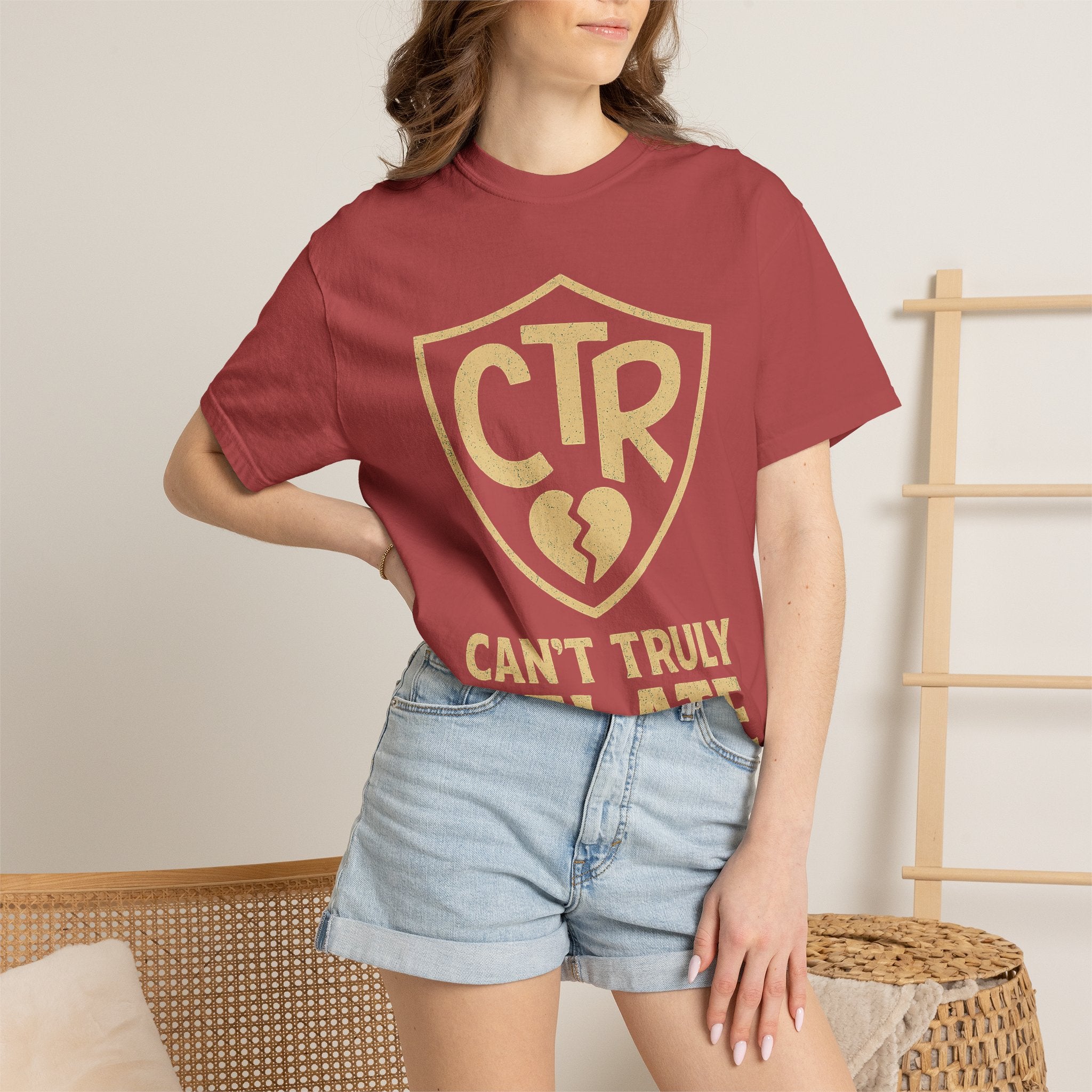 "CTR: Can't Truly Relate" Unisex Garment-Dyed T-shirt