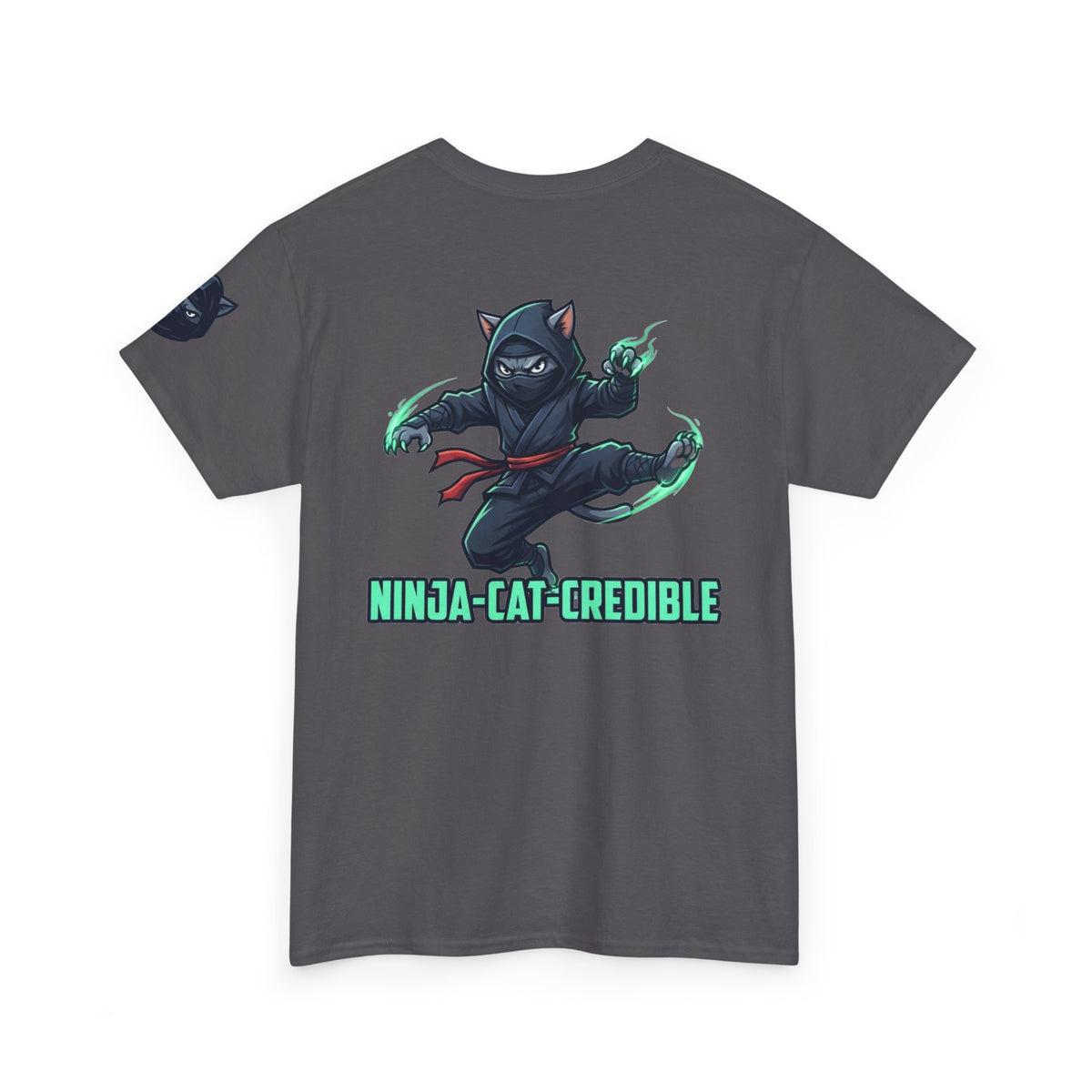 "Ninja Cat Credible" Premium Graphic Tee