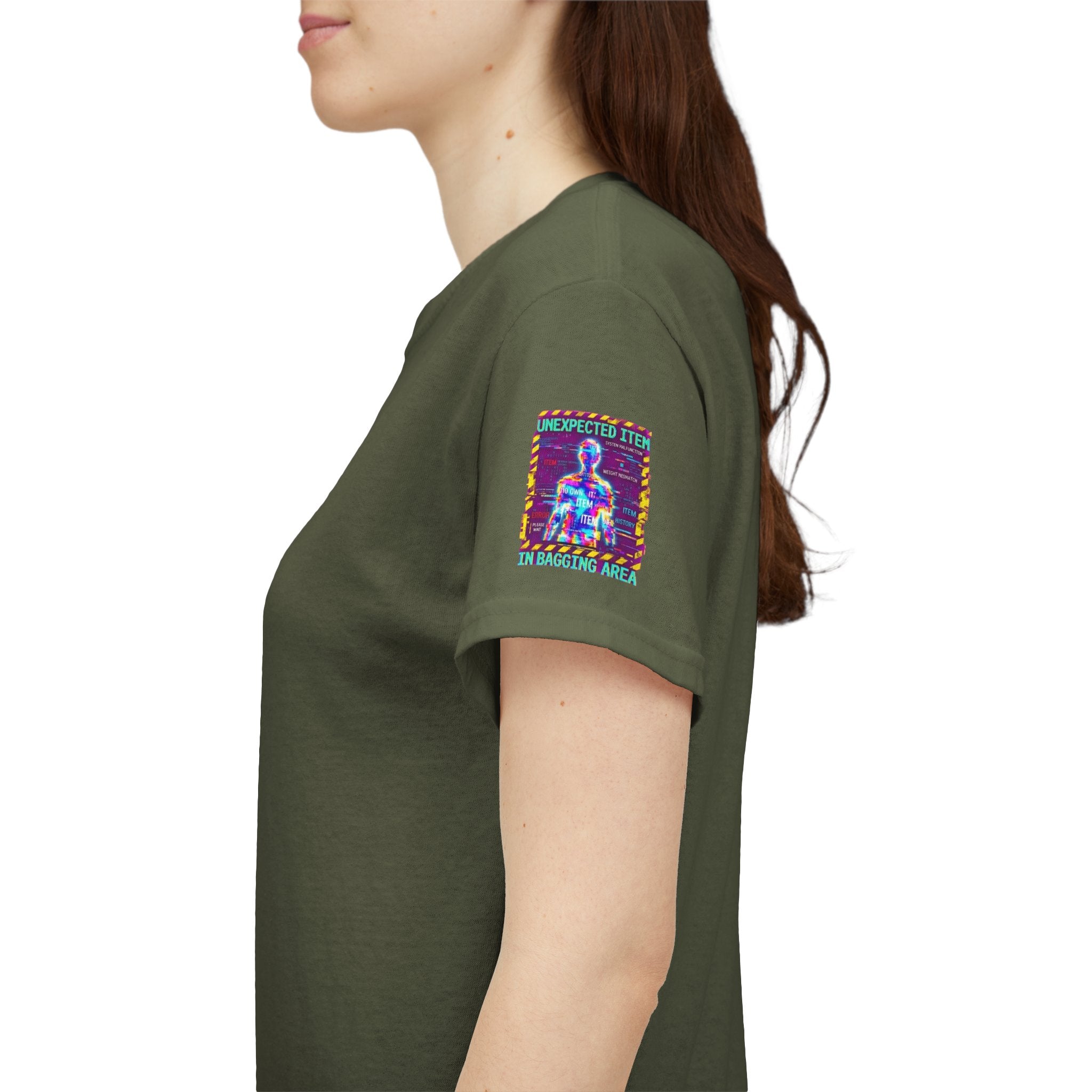 "Unexpected Item In Bagging Area" Premium Graphic Tee