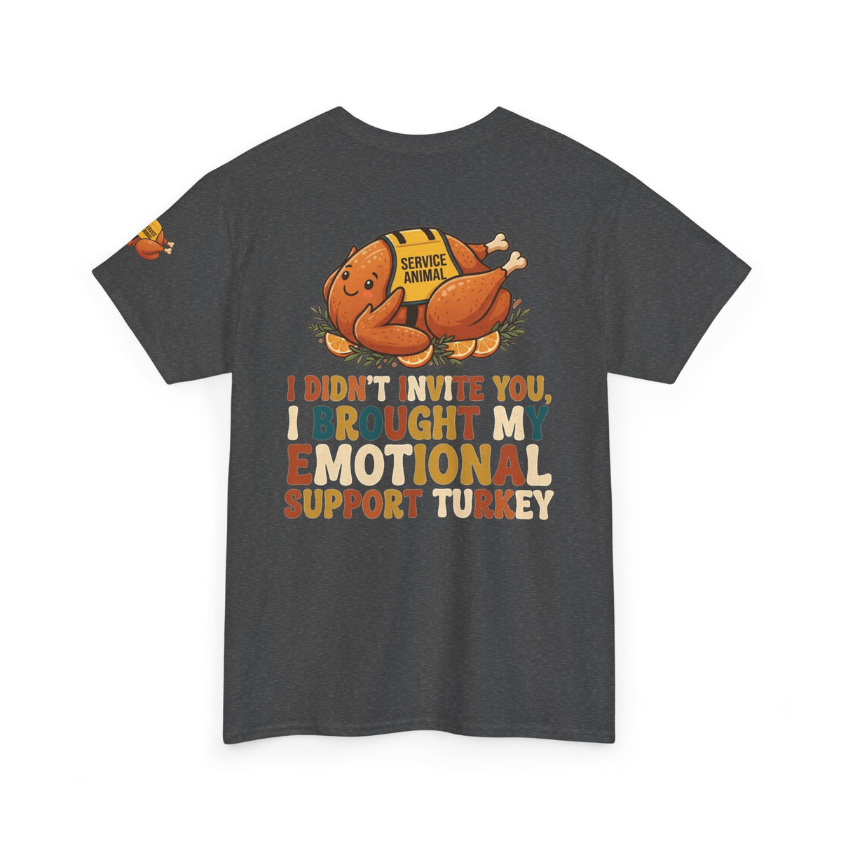 "Emotional Support Turkey" Premium Graphic Tee