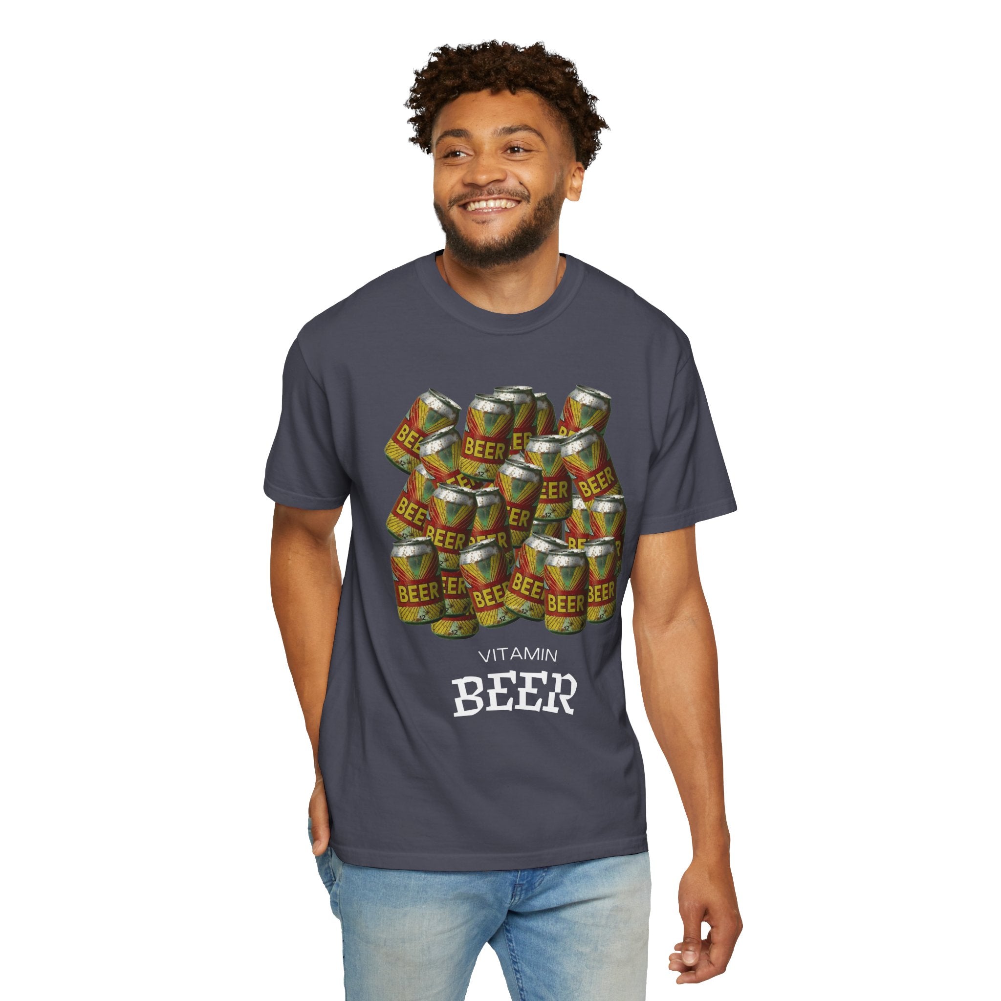 "Vitamin Beer 5" Unisex Garment-Dyed T-shirt