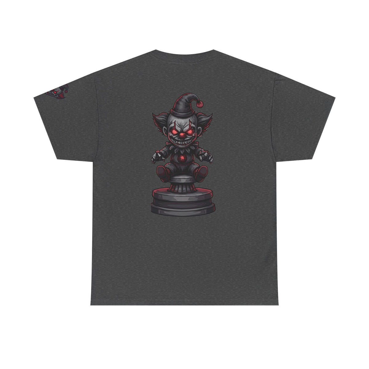 Color: Dark Heather | Nightmare Clown Premium Graphic Tee