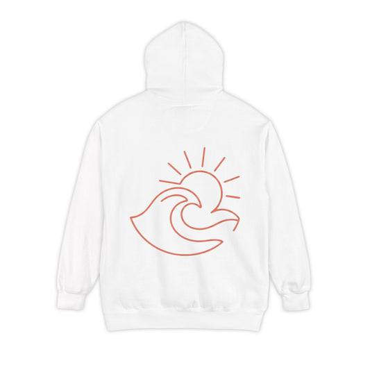 Color: White | Sun Garment-Dyed Hoodie