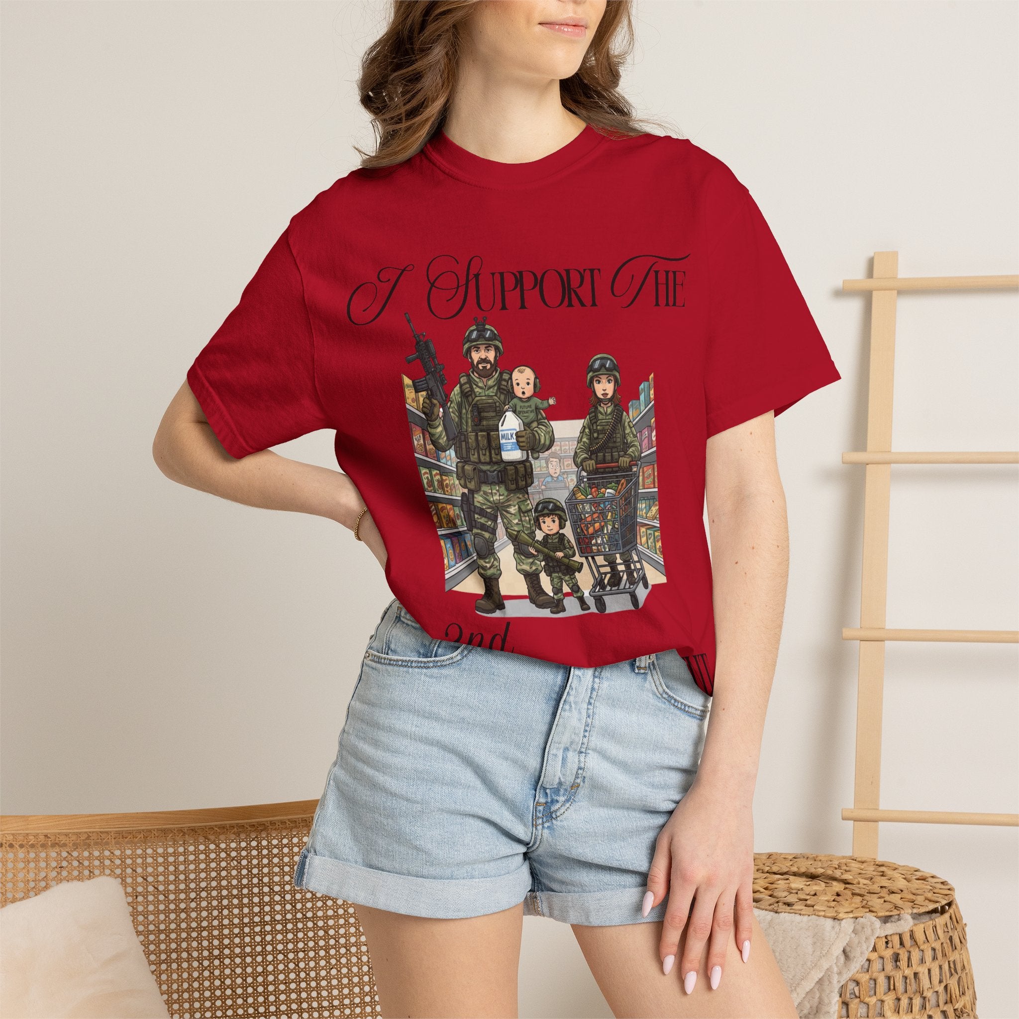 "actical Grocery Run" Unisex Garment-Dyed T-shirt