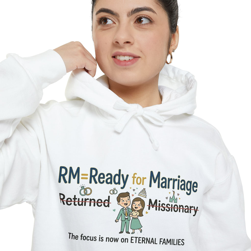 RM: Ready for Marriage (Probably Not) | Garment-Dyed Hoodie — AttitudeShirts
