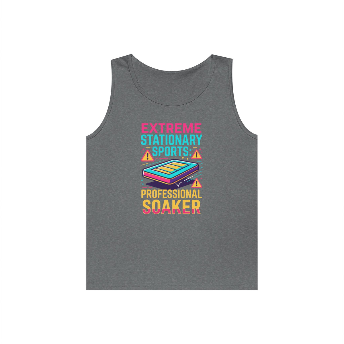 Color: Graphite Heather | Professional Soaker Tank Top