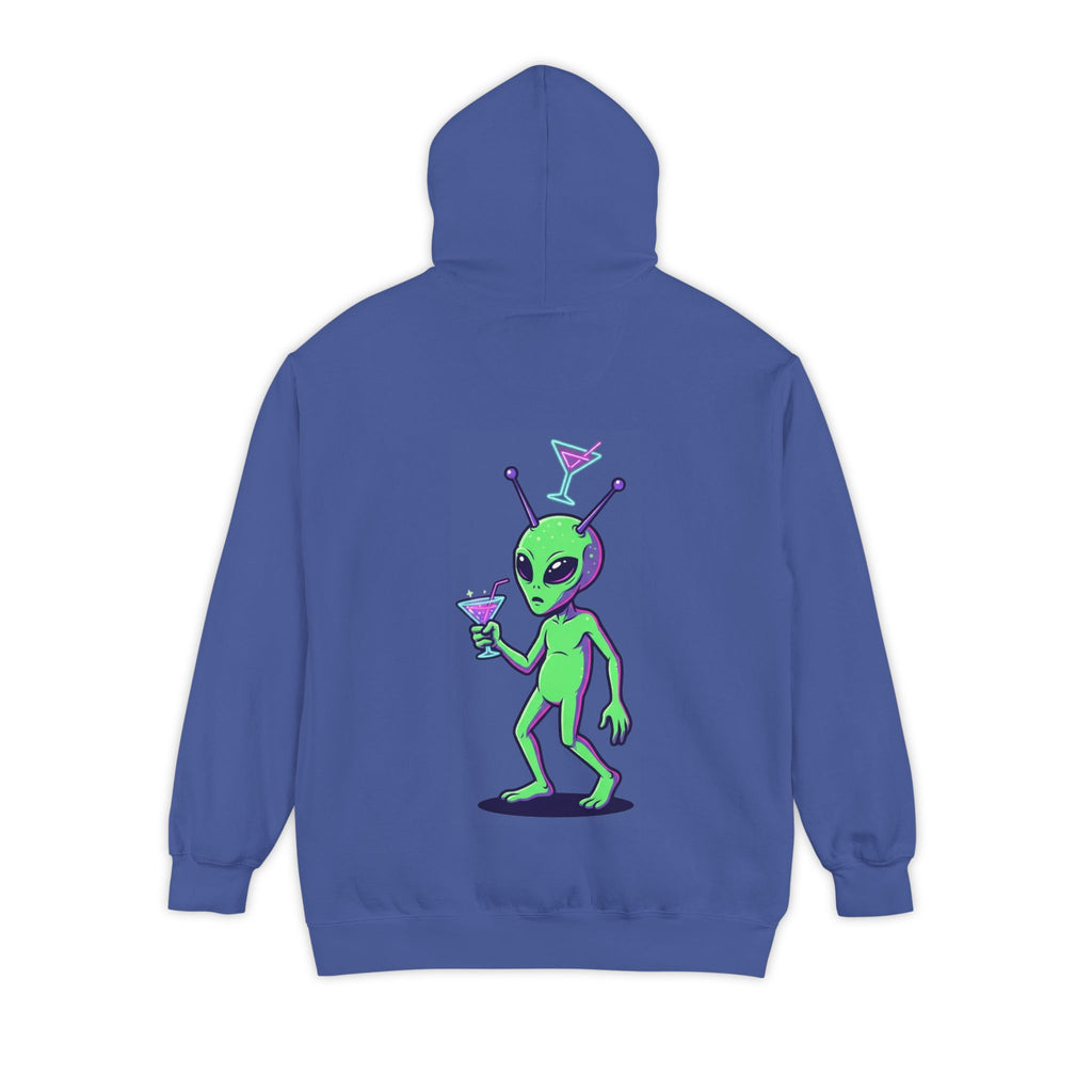 "Drunk Alien" Garment-Dyed Hoodie