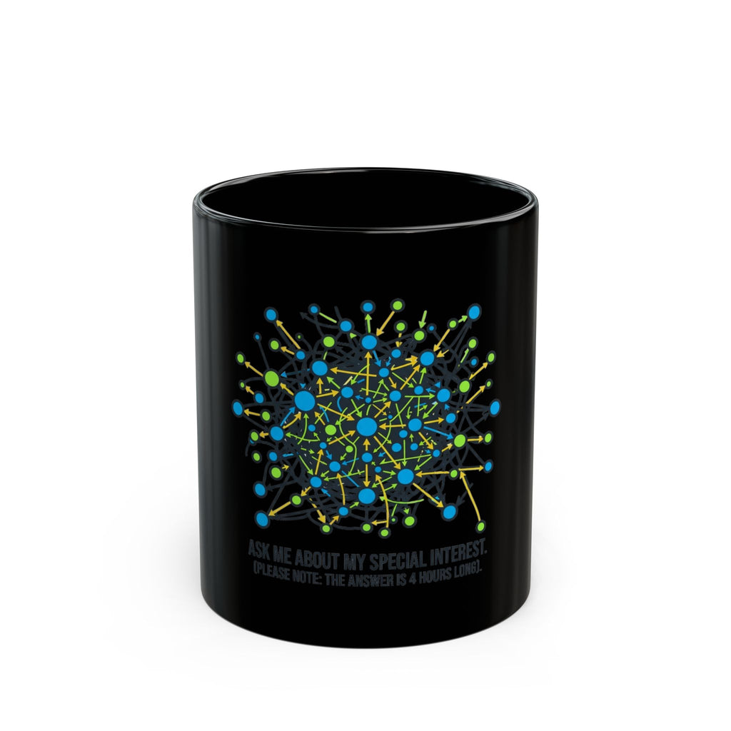 "Special Interest" Black Ceramic Mug