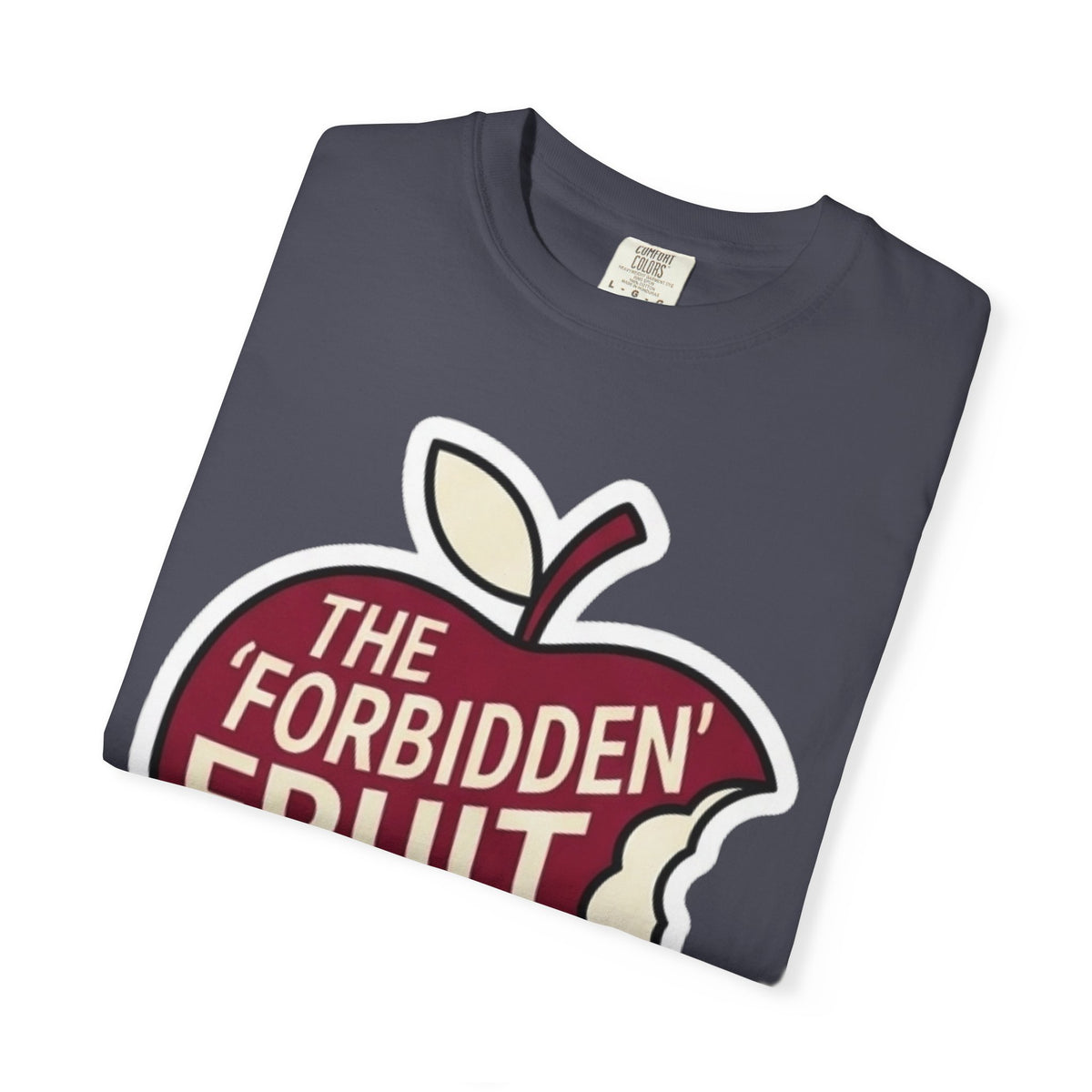 "Good Book Series Forbidden Fruit Tasted Better" Unisex Garment-Dyed Tee