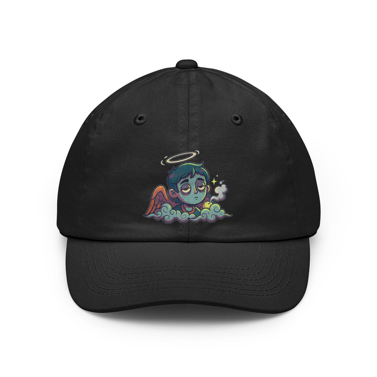 Color: Black | Hark The Herald Angels Dad Hat — Graphic