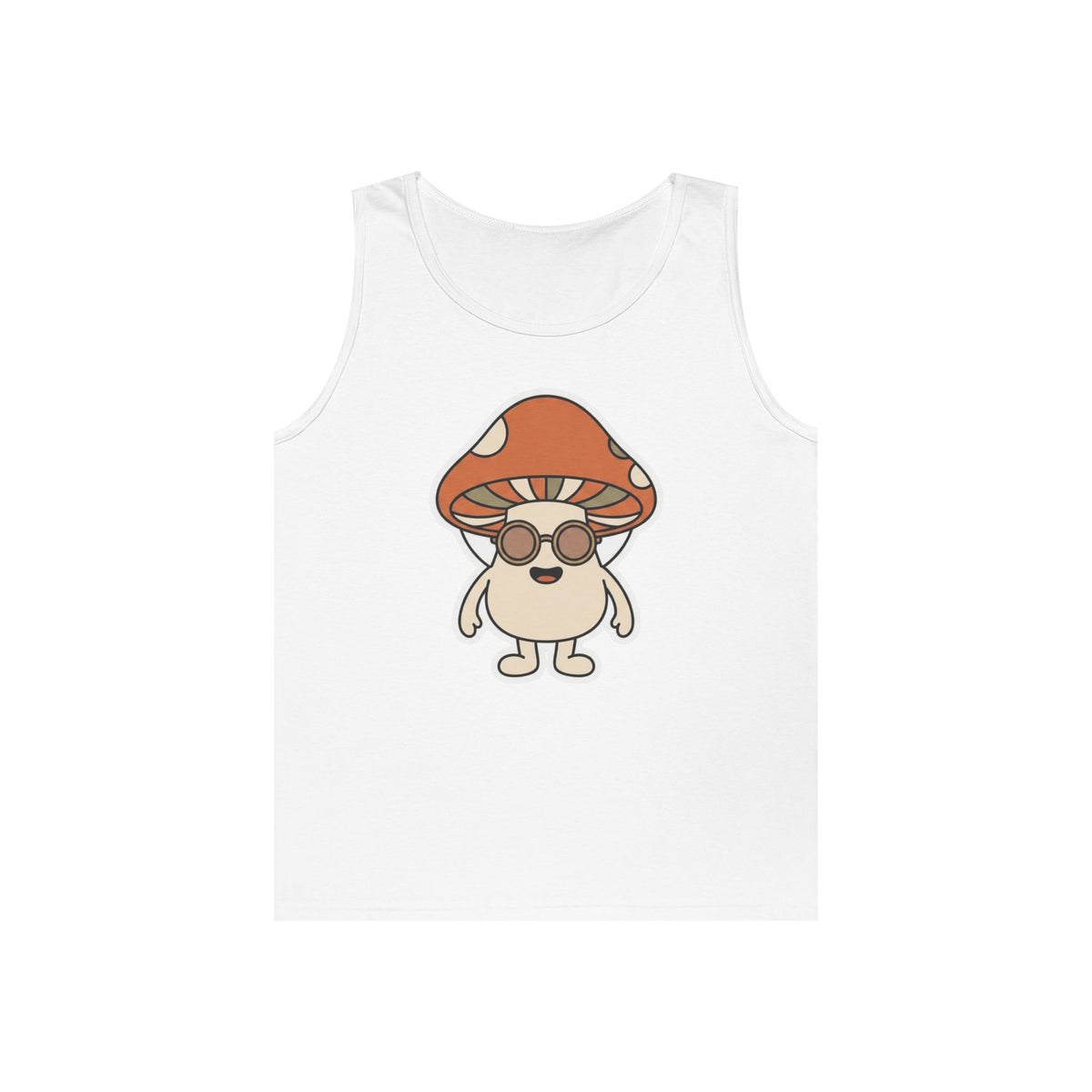 Color: White | Shroom Man Tank Top