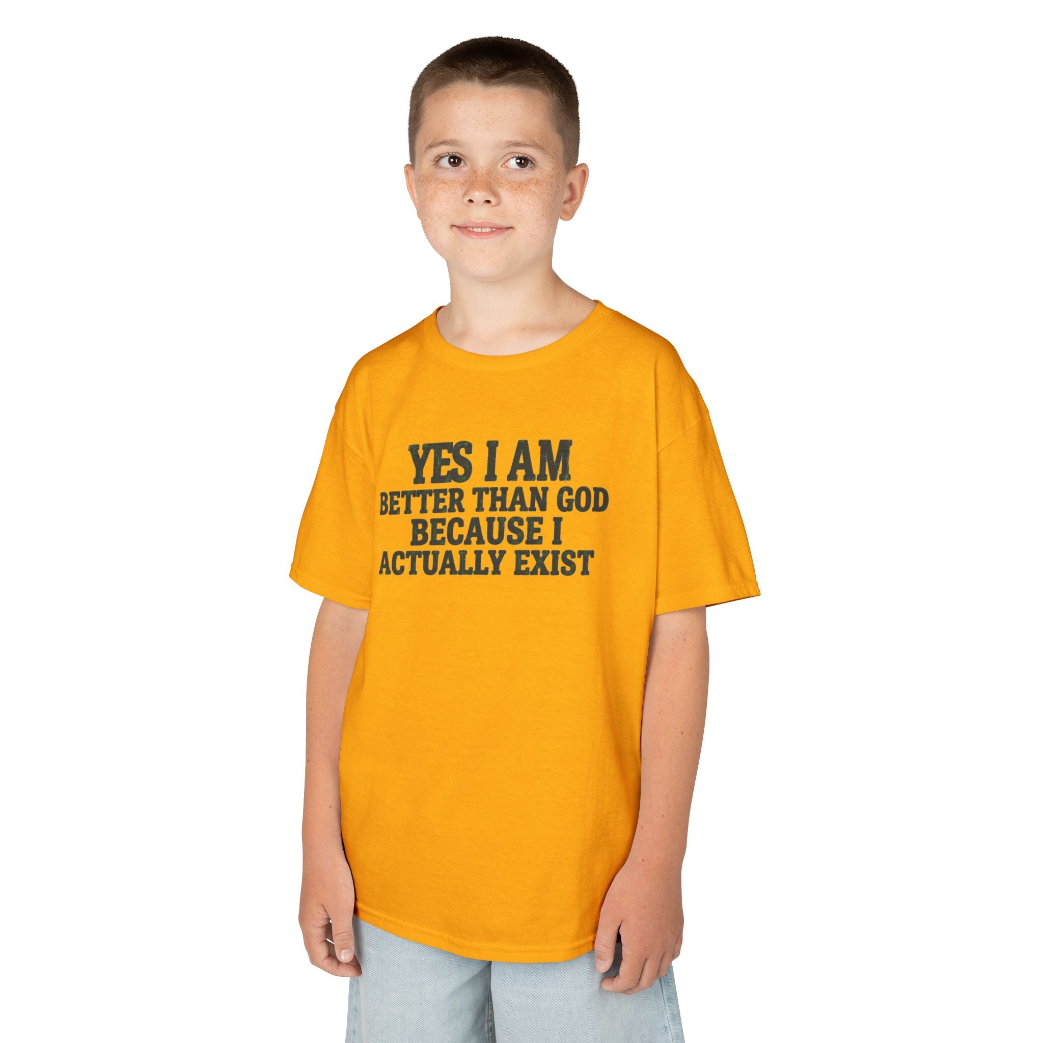 "Better than God" Kids Tee