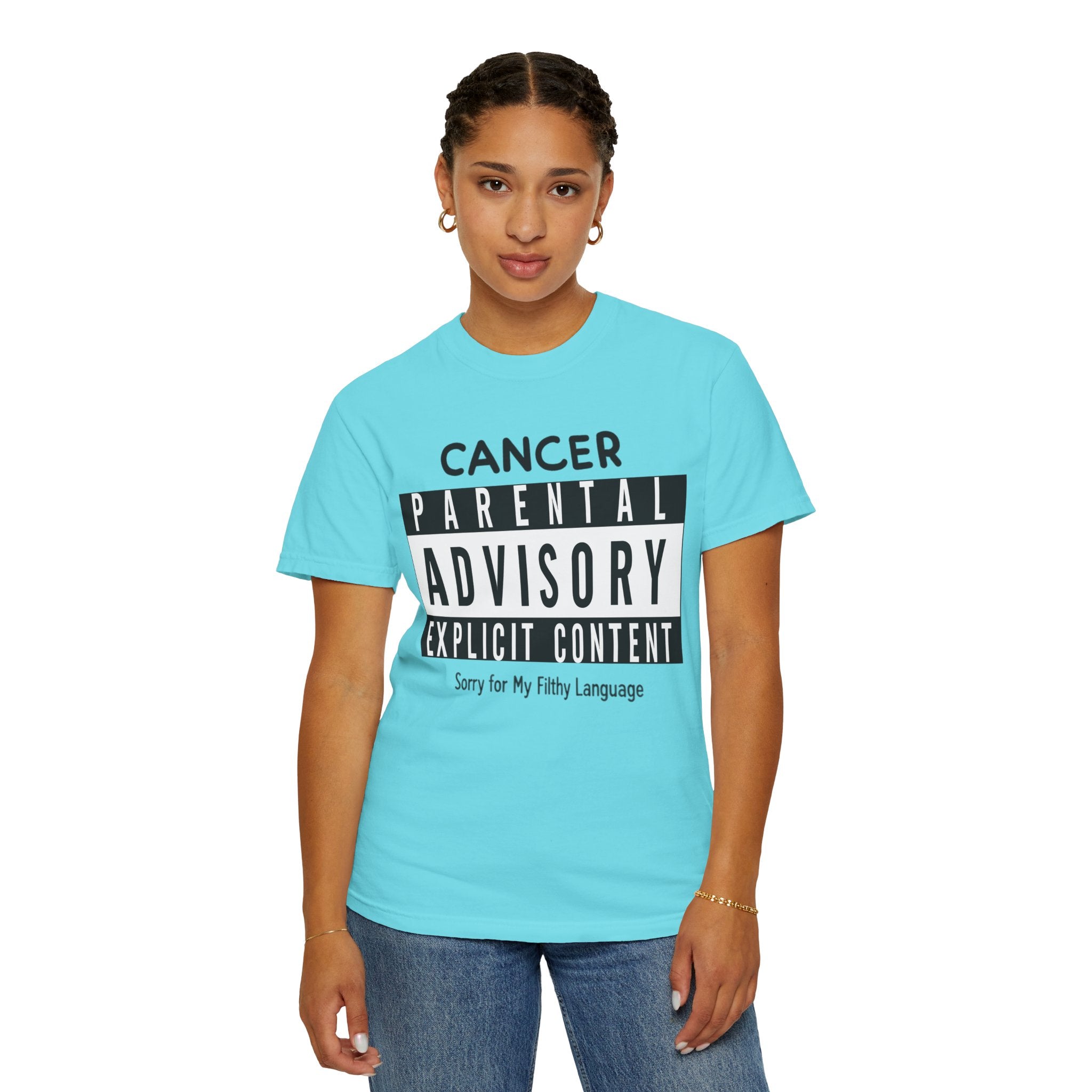 "Sorry For My Filthy Language" Unisex Garment-Dyed T-shirt