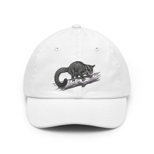 Color: White | Pencil Sketch Art Sugar Glider Dad Hat
