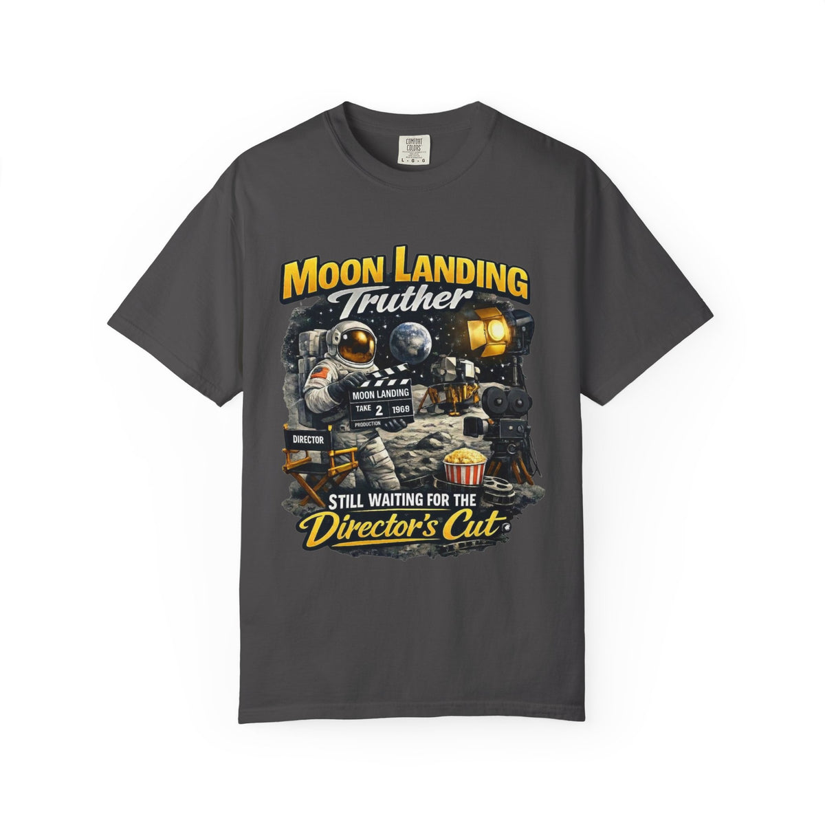 Color: Graphite | Stanley Kubrick's Greatest Film | Garment-Dyed Tee — AttitudeShirts