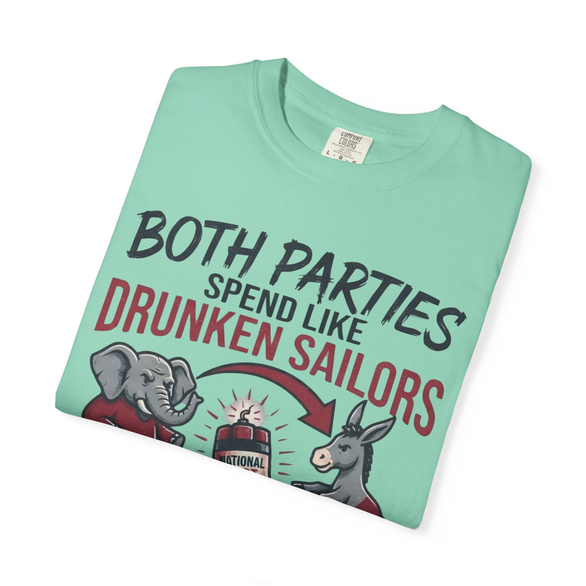 Protest Series - Audit The Spending Unisex Garment-Dyed Tee