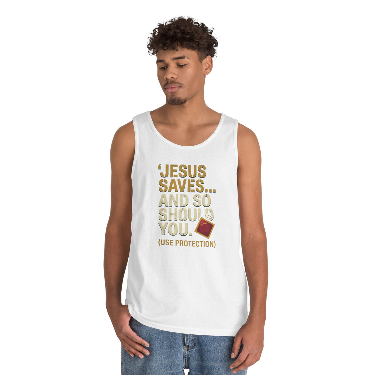 "Good Book Series Jesus Saves and So Should You" Tank Top