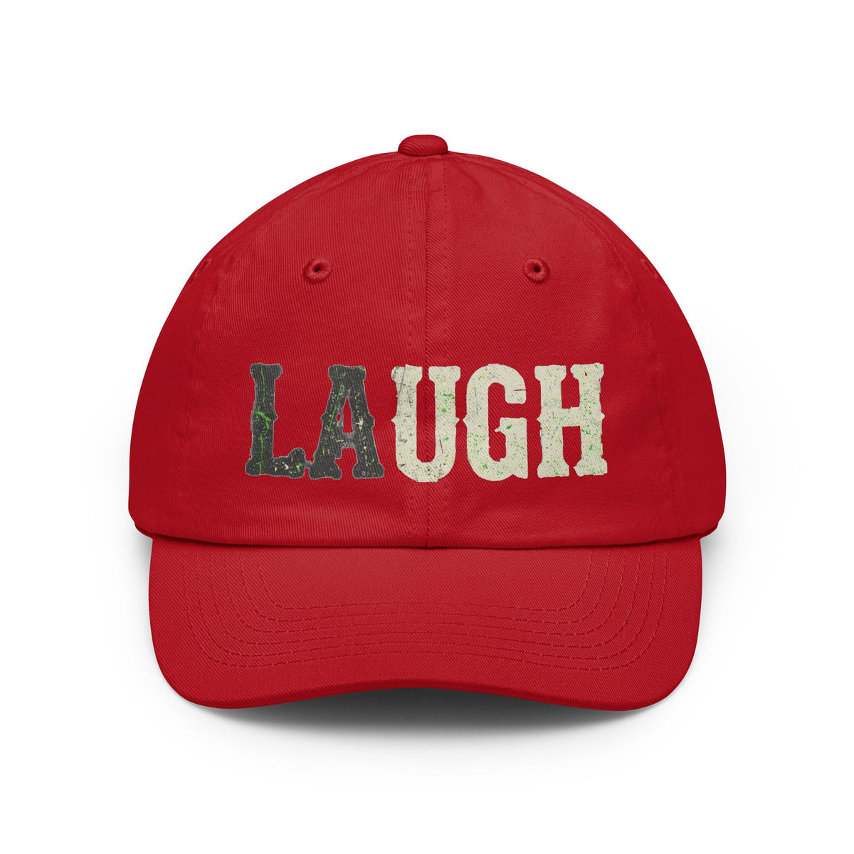 Color: Red | Choose to Laugh Dad Hat — -C
