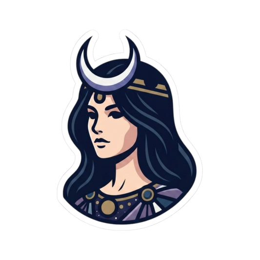 "The Cosmic Tarot (High Priestess)" Sticker